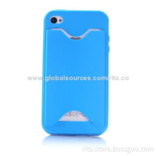 New Smartphone Case with Card Slot for iPhone 4/4s, iPhone 5/5s